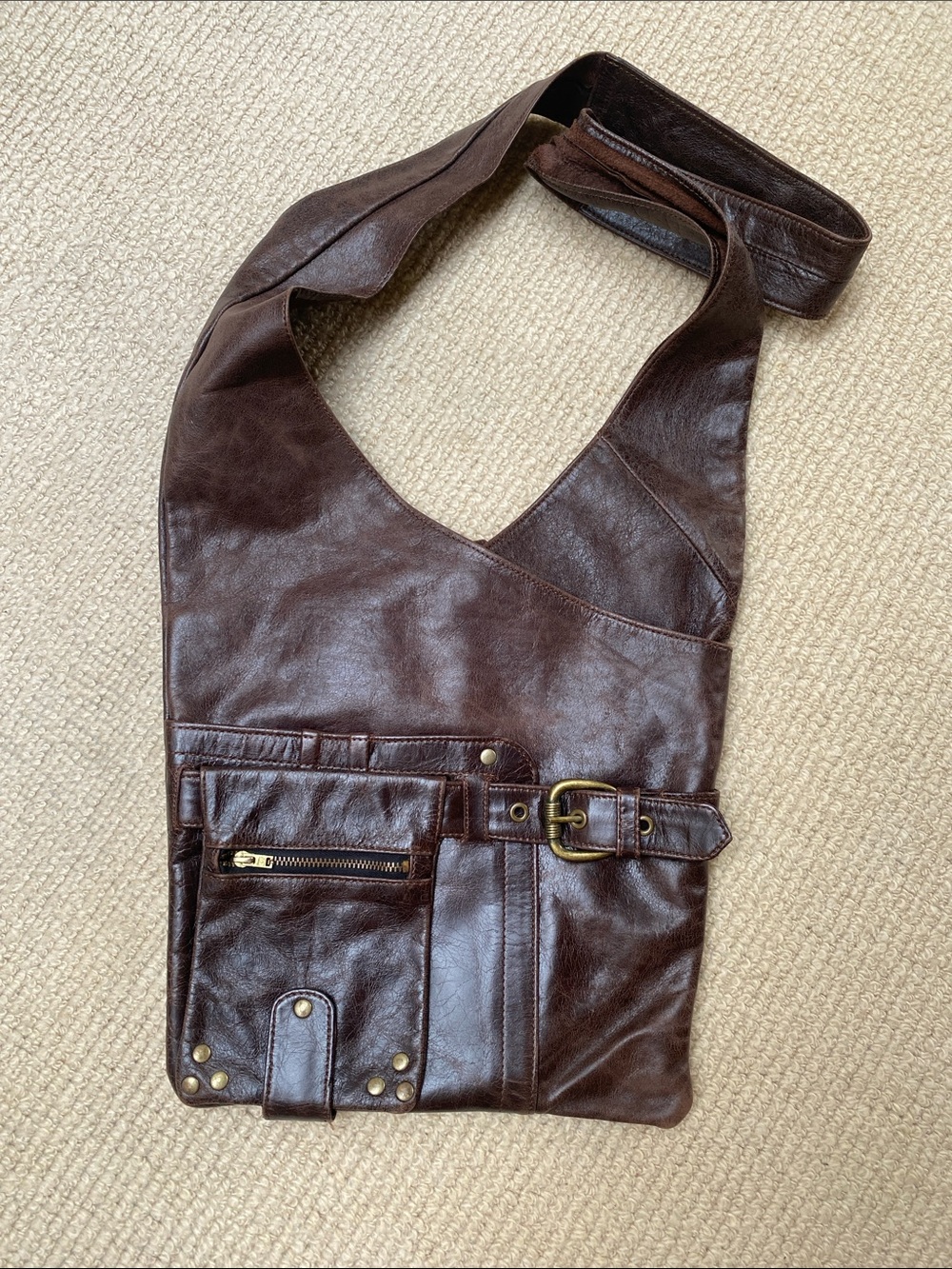 VIVA BAGS of CALIFORNIA Leather Crossbody Purse